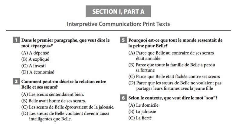 Interpretive Communication Print Texts